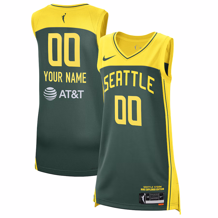 Unisex Seattle Storm Nike Green 2021 Explorer Edition Victory Custom Jersey - Puhuasuan