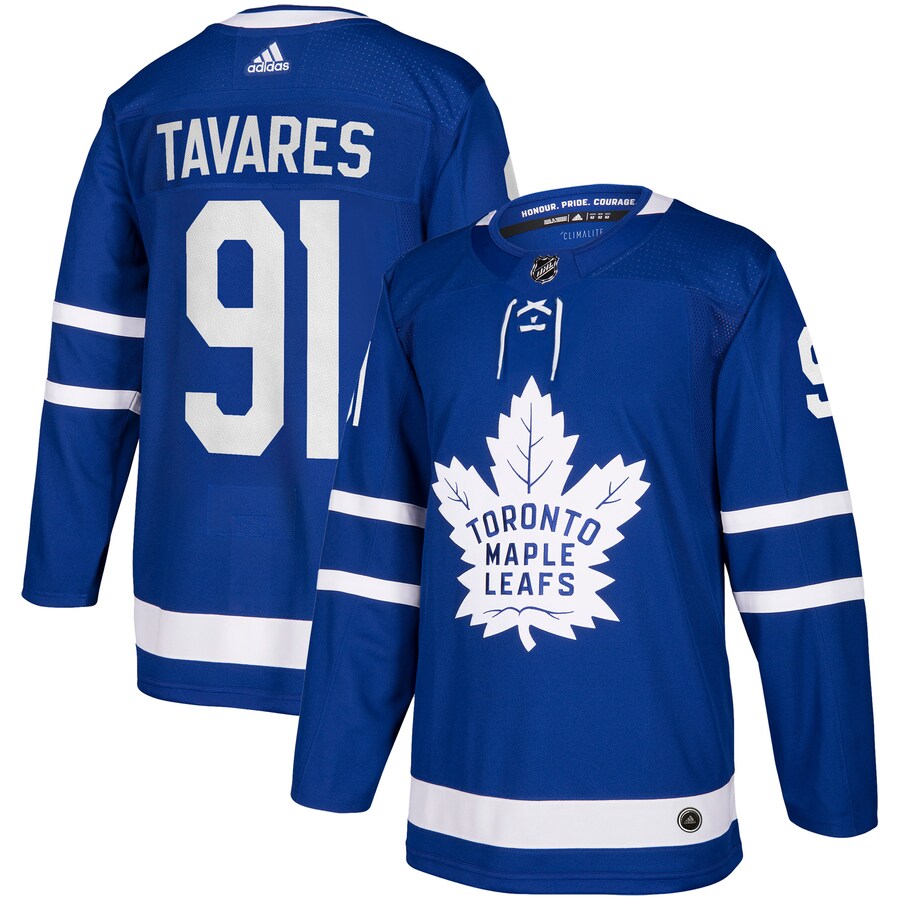 Men's Toronto Maple Leafs John Tavares adidas Blue Home Authentic Player Jersey - Puhuasuan