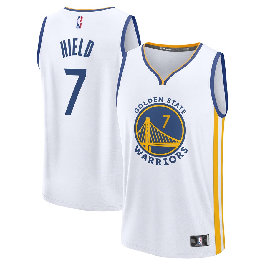 Men's Golden State Warriors Buddy Hield Fanatics White Fast Break Replica Player Jersey - Association Edition - Puhuasuan
