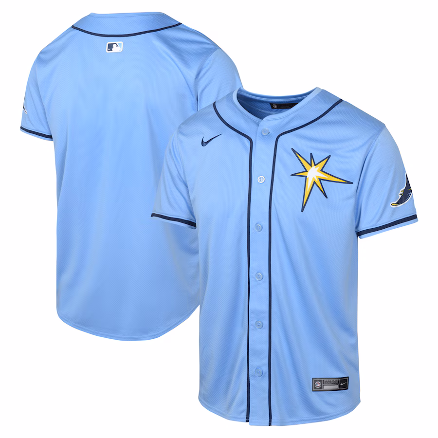 Youth Tampa Bay Rays NikeLight  Blue Alternate Limited Jersey - Puhuasuan
