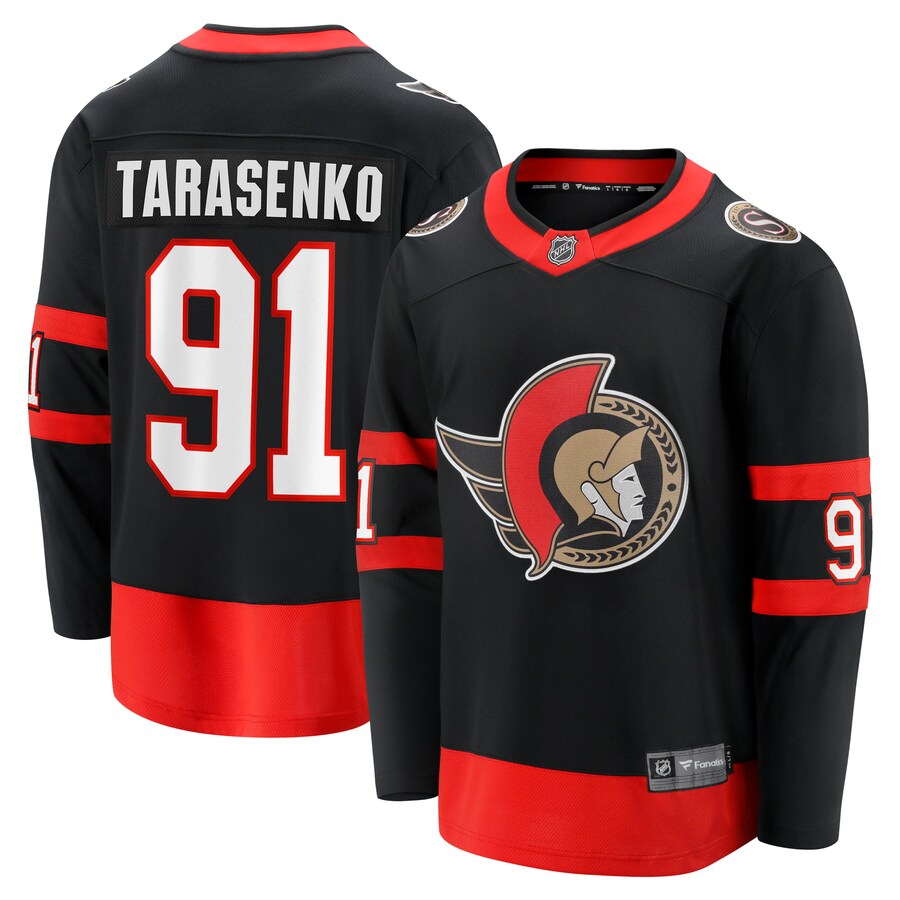 Men's Ottawa Senators Vladimir Tarasenko Fanatics Branded Black Home Breakaway Jersey - Puhuasuan