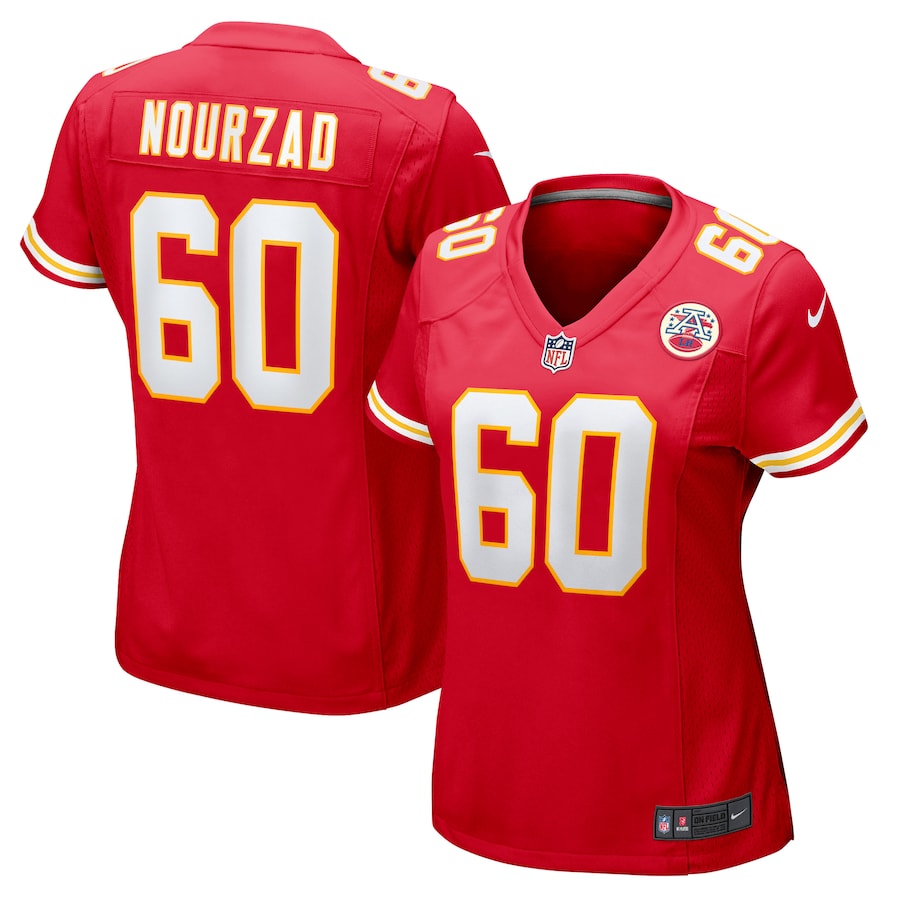 Women's Kansas City Chiefs Hunter Nourzad Nike Red Game Jersey - Puhuasuan