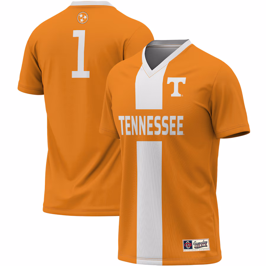 Unisex ProSphere #1 Tennessee Orange Tennessee Volunteers Lightweight Soccer Jersey - Puhuasuan