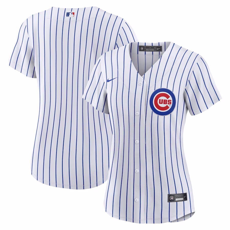 Women's Chicago Cubs Nike White Home Replica Team Jersey - Puhuasuan
