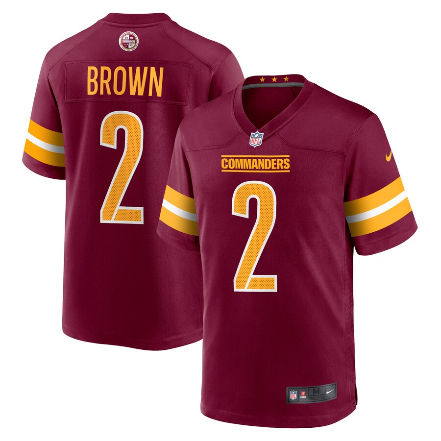 Men's Washington Commanders Dyami Brown Nike Burgundy Game Jersey - Puhuasuan