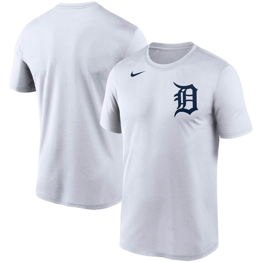 Men's Detroit Tigers Nike White Wordmark Legend Performance T-Shirt - Puhuasuan