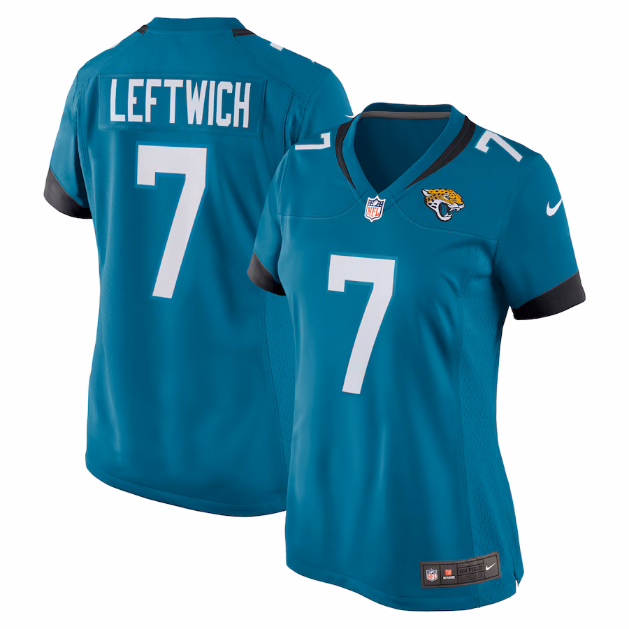 Women's Jacksonville Jaguars Byron Leftwich Nike Teal Retired Player Game Jersey - Puhuasuan