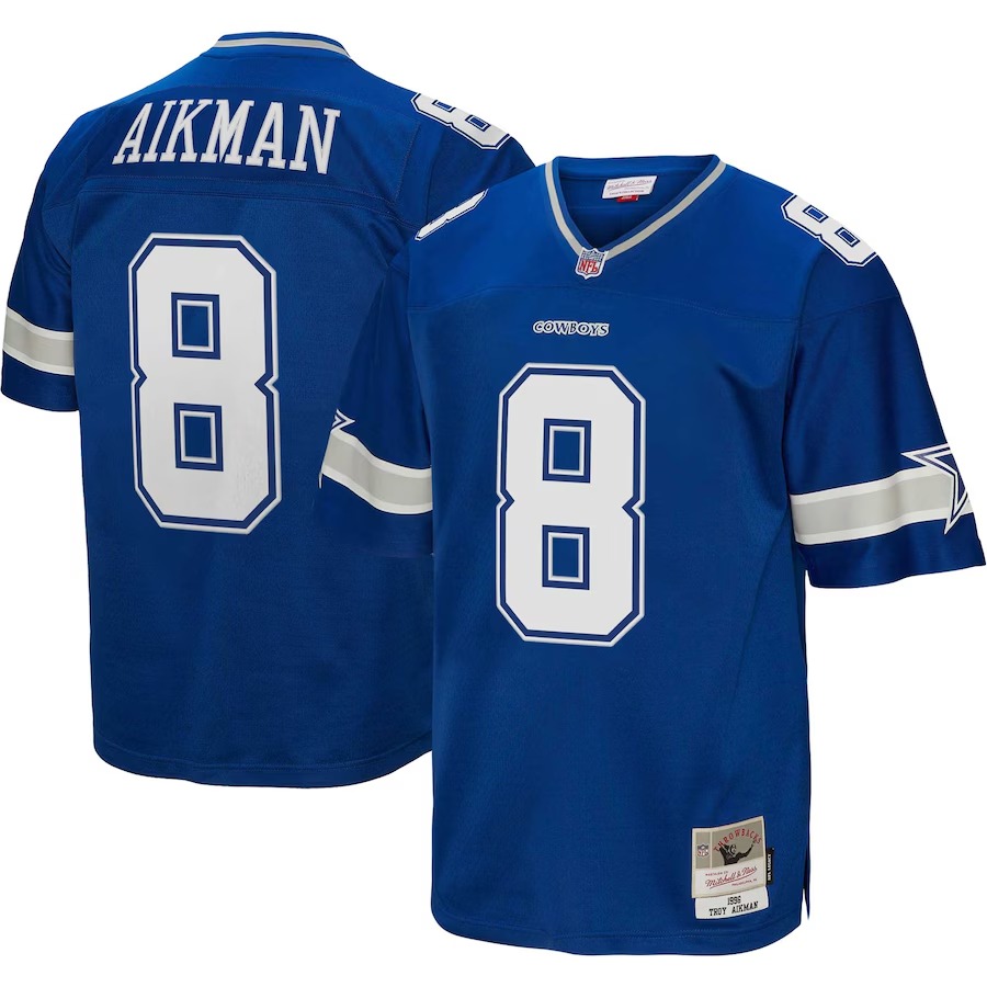 Men's Dallas Cowboys Troy Aikman Mitchell & Ness Royal Legacy Replica Jersey - Puhuasuan