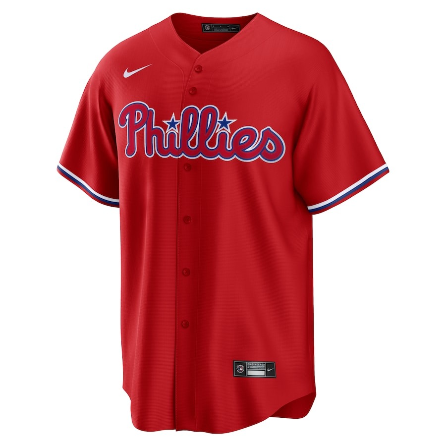 Men's Philadelphia Phillies Bryce Harper Nike Red Alternate Replica Player Name Jersey - Puhuasuan