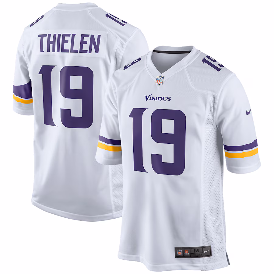 Youth Minnesota Vikings Adam Thielen Nike White Game Jersey - Puhuasuan