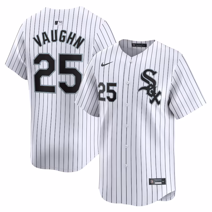 Men's Chicago White Sox Andrew Vaughn Nike White Home Limited Player Jersey - Puhuasuan