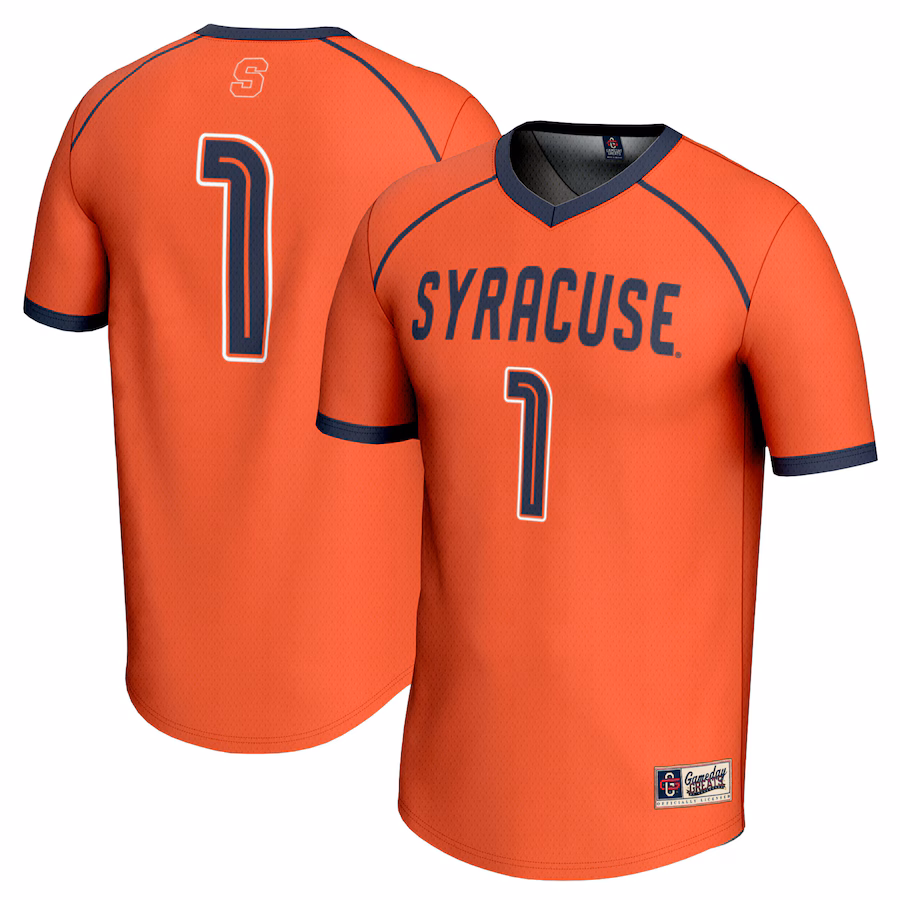 #1 Syracuse Orange GameDay Greats Unisex Lightweight Women's Lacrosse Jersey - Orange - Puhuasuan