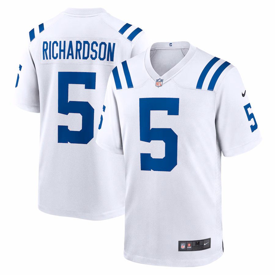 Men's Indianapolis Colts Anthony Richardson Nike White Game Jersey - Puhuasuan