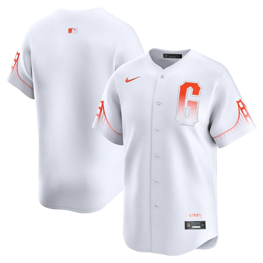 Men's San Francisco Giants  Nike White City Connect Limited Jersey - Puhuasuan