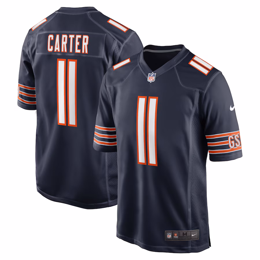 Men's Chicago Bears DeAndre Carter Nike Navy Game Jersey - Puhuasuan