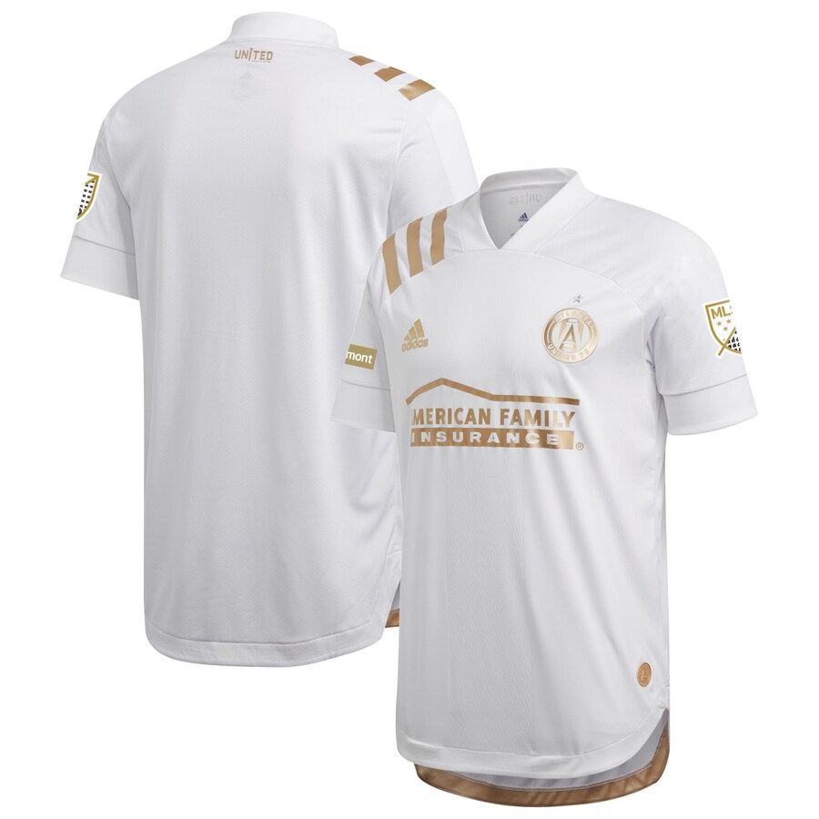 Men's Atlanta United FC adidas White 2020 Kings Authentic Jersey - Puhuasuan