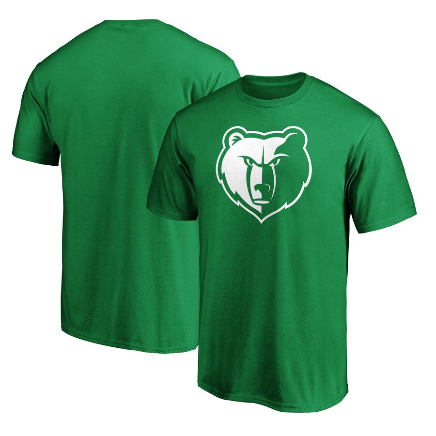 Men's Memphis Grizzlies Green St. Patrick's Day T-Shirt - Puhuasuan
