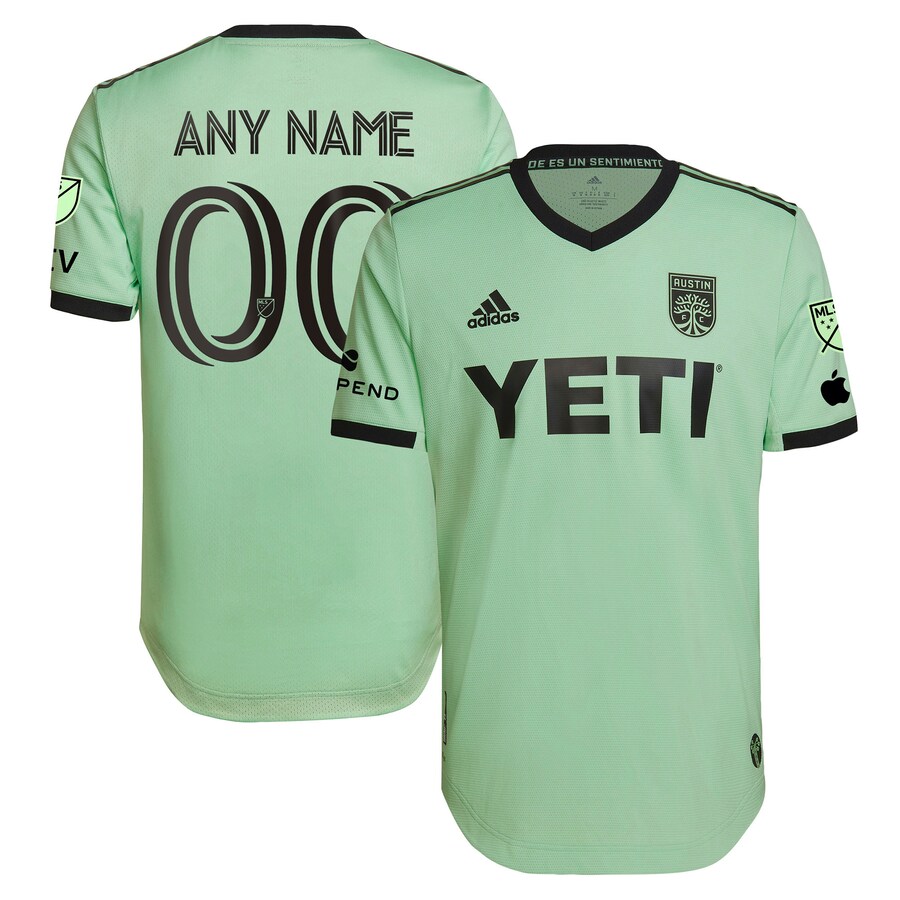 Men's Austin FC  adidas Mint 2023 The Sentimiento Kit Authentic Custom Jersey - Puhuasuan