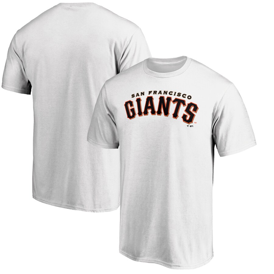 Men's San Francisco Giants White Giants Alternate Club Lettering T-Shirt - Puhuasuan