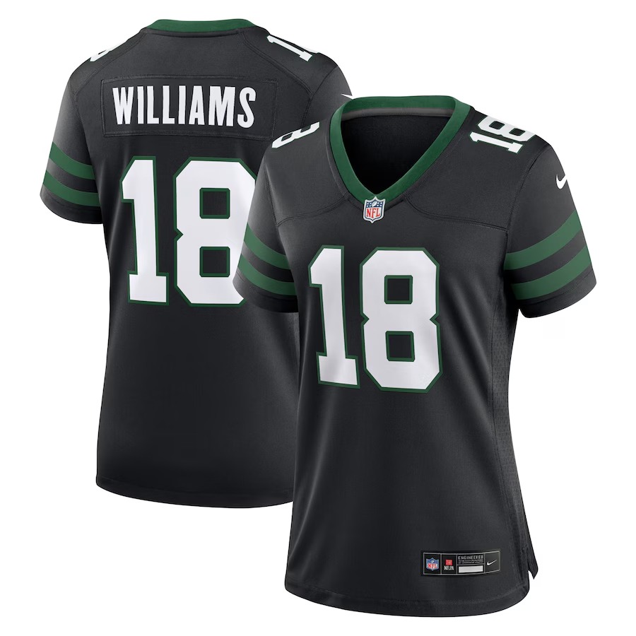 Women's New York Jets Legacy Mike Williams Nike Black  Alternate Game Player Jersey - Puhuasuan