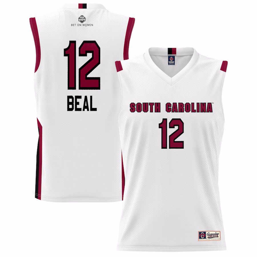 Brea Beal South Carolina Gamecocks GameDay Greats Unisex Lightweight Basketball Alumni Jersey - White - Puhuasuan