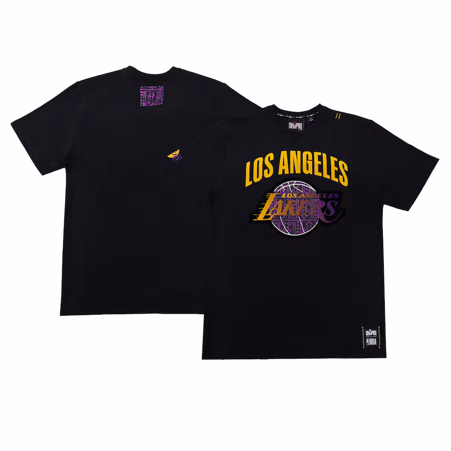 Unisex Los Angeles Lakers  NBA x Two Hype Black Culture & Hoops T-Shirt - Puhuasuan
