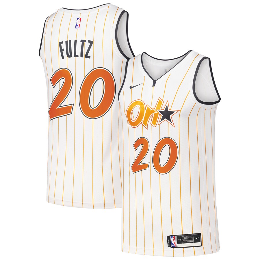 Men's Orlando Magic Markelle Fultz Nike White Swingman Player Jersey - City Edition - Puhuasuan
