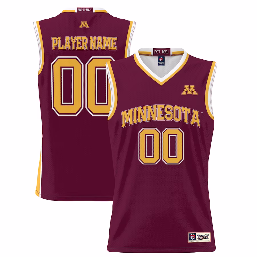 Minnesota Golden Gophers GameDay Greats Youth NIL Pick-A-Player Lightweight Basketball Jersey - Maroon - Puhuasuan