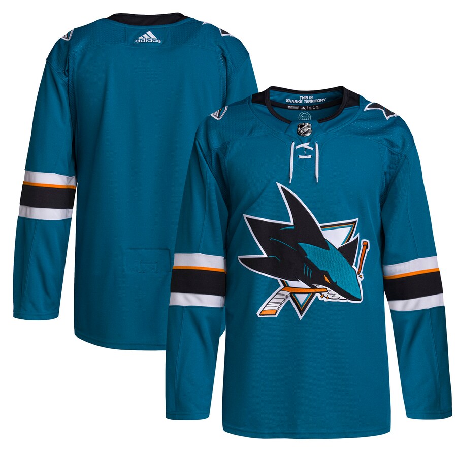 Men's San Jose Sharks adidas Teal 2021/22 Home Primegreen Authentic Pro Jersey - Puhuasuan