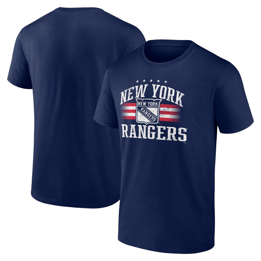 Men's New York Rangers Navy Americana Team T-Shirt - Puhuasuan