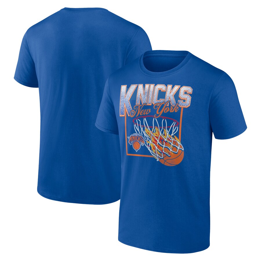Men's New York Knicks Blue Alley Oop T-Shirt - Puhuasuan