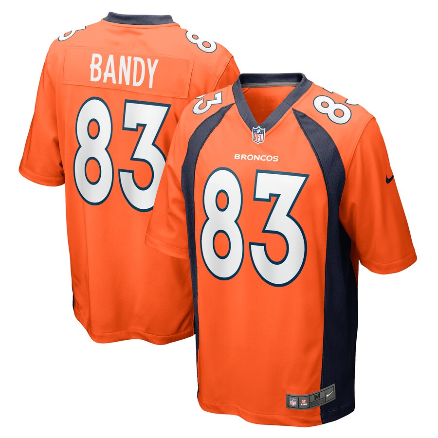 Men's Denver Broncos Michael Bandy Nike  Orange Team Game Jersey - Puhuasuan