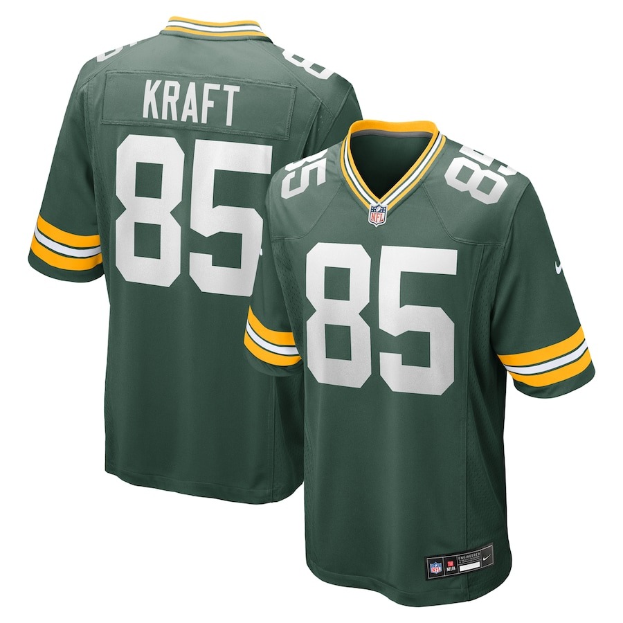 Men's Green Bay Packers Tucker Kraft Nike Green Game Jersey - Puhuasuan