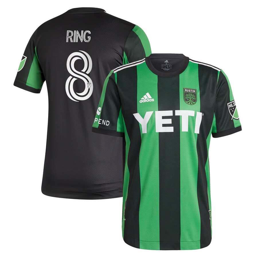 Men's Austin FC Alexander Ring adidas Black 2021 Primary Authentic Jersey - Puhuasuan