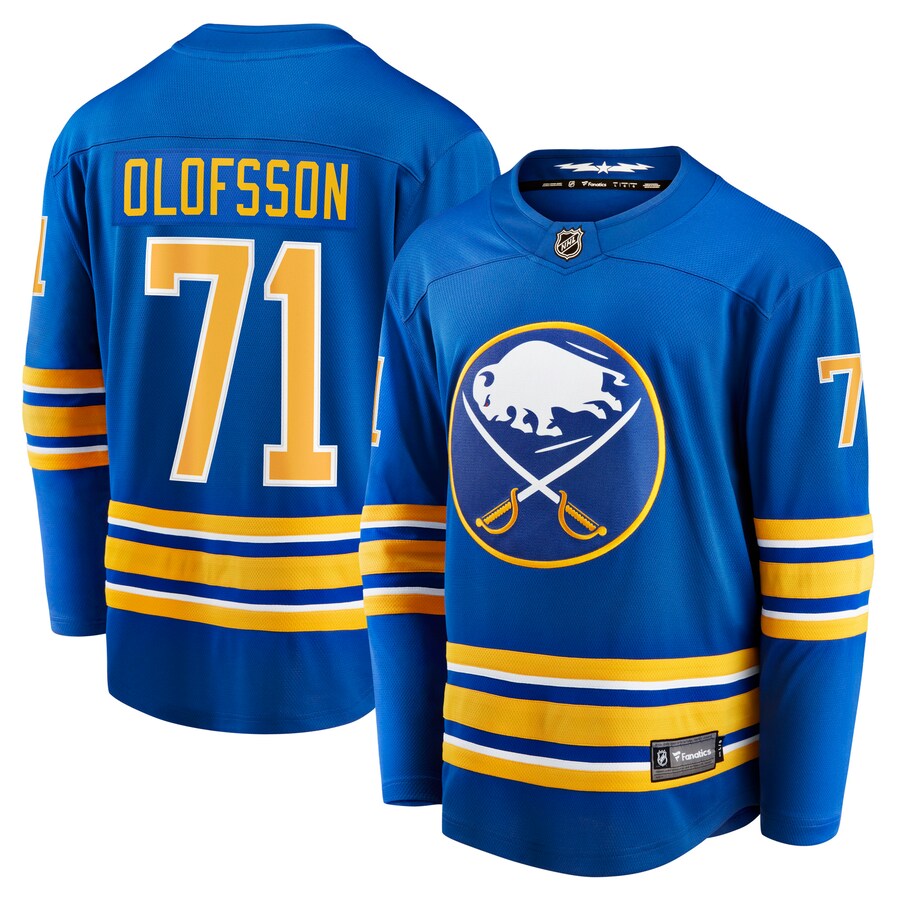 Men's Buffalo Sabres Victor Olofsson Fanatics Branded Royal Breakaway Player Jersey - Puhuasuan