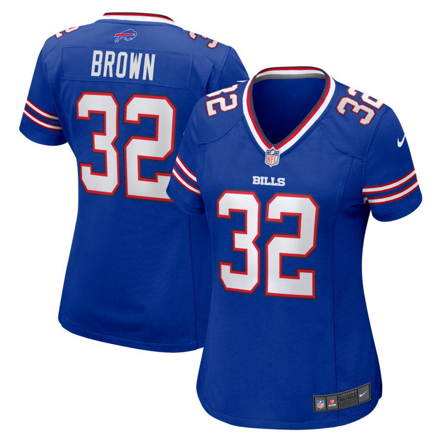 Women's Buffalo Bills Kyron Brown Nike Royal  Game Jersey - Puhuasuan