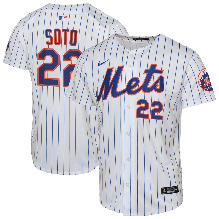 Youth New York Mets Juan Soto Nike White Home Limited Player Jersey - Puhuasuan