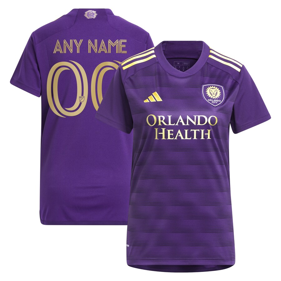 Women's Orlando City SC adidas Purple 2023 The Wall Kit Replica Custom Jersey - Puhuasuan