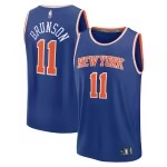 Youth New York Knicks Jalen Brunson Fanatics Blue Fast Break Replica Player Jersey - Icon Edition - Puhuasuan