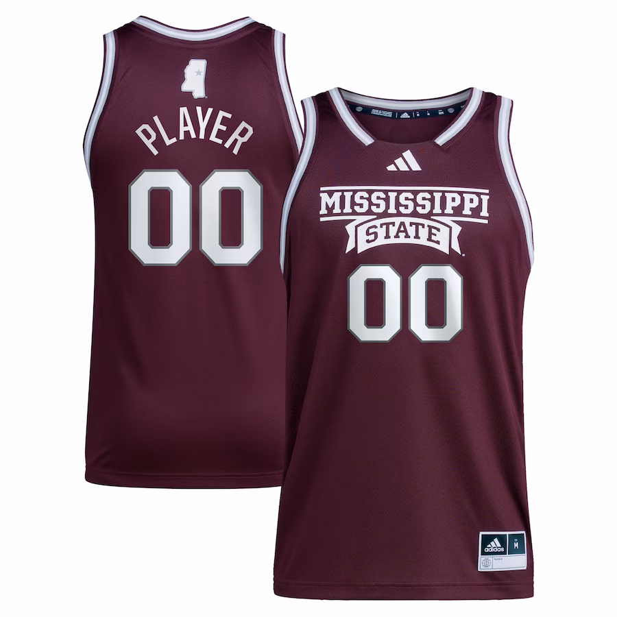 Mississippi State Bulldogs adidas Women's Pick-A-Player NIL Women's Basketball Jersey - Maroon - Puhuasuan