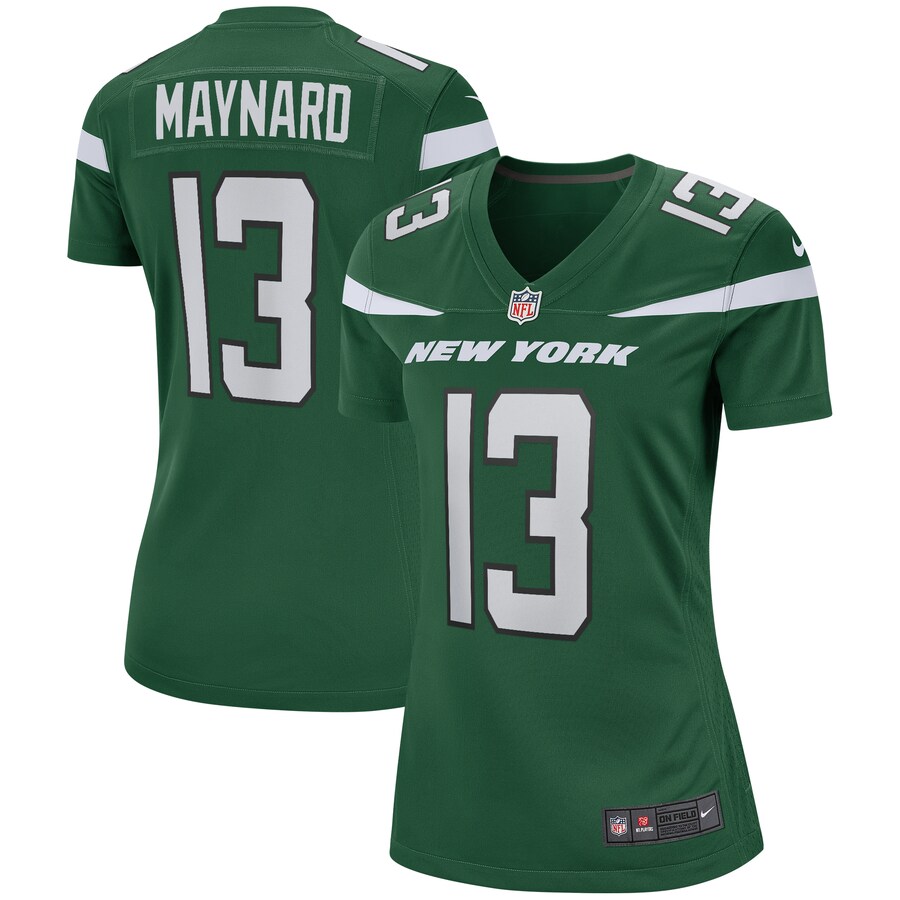 Women's New York Jets Don Maynard Nike Gotham Green Game Retired Player Jersey - Puhuasuan