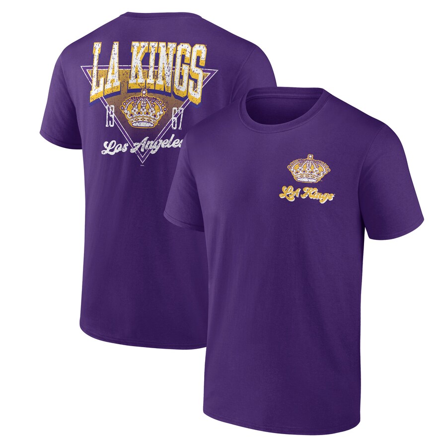 Men's Los Angeles Kings Purple Never Over T-Shirt - Puhuasuan