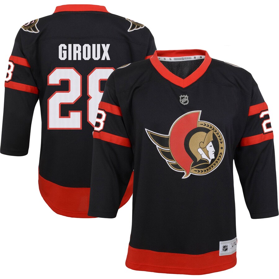 Youth Ottawa Senators Claude Giroux Black Replica Player Jersey - Puhuasuan