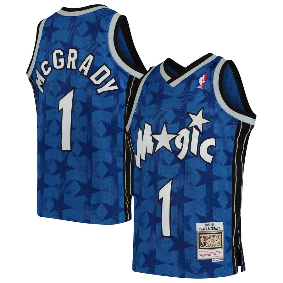 Youth Orlando Magic Tracy McGrady Mitchell & Ness Blue Swingman Throwback Jersey - Puhuasuan