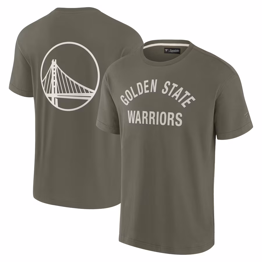 Unisex Golden State Warriors Fanatics Olive Elements Super Soft Short Sleeve T-Shirt - Puhuasuan