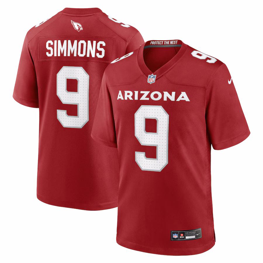 Men's Arizona Cardinals Isaiah Simmons Nike Cardinal Game Player Jersey - Puhuasuan