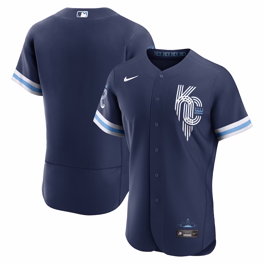 Men's Kansas City Royals Nike Navy City Connect Authentic Jersey - Puhuasuan