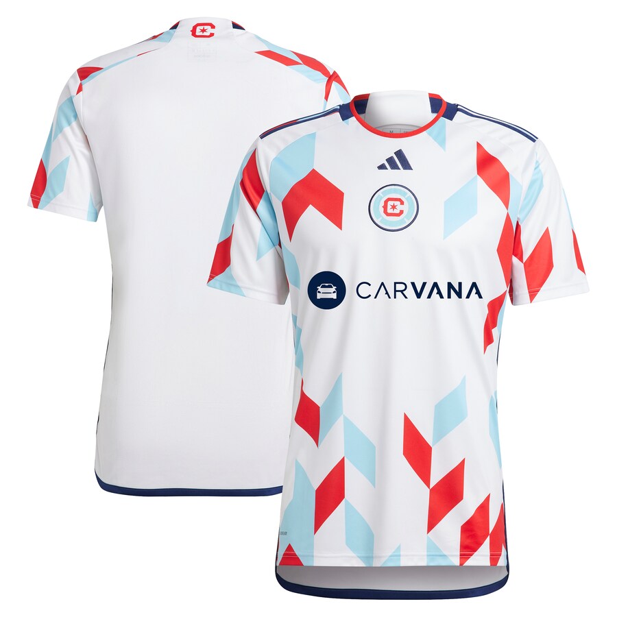 Men's Chicago Fire  adidas White 2024 A Kit For All Replica Jersey - Puhuasuan
