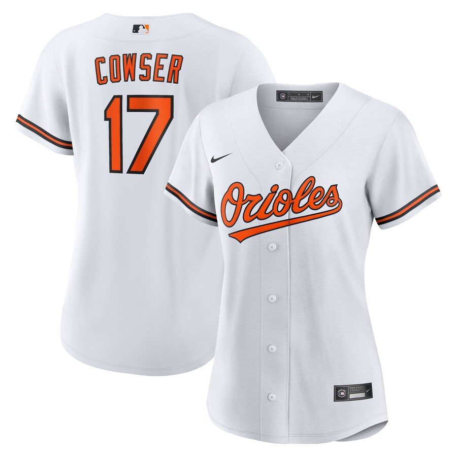 Women's Baltimore Orioles Colton Cowser Nike White Home Replica Jersey - Puhuasuan