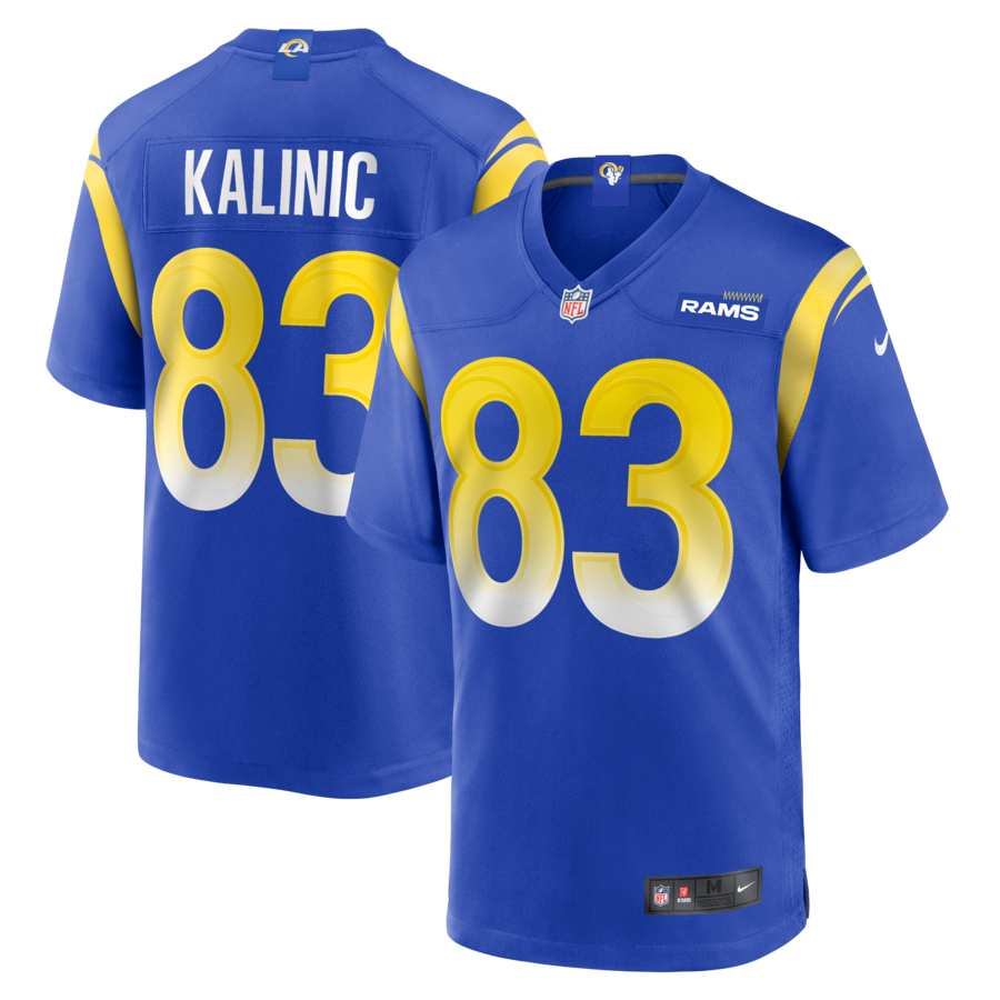 Men's Los Angeles Rams Nikola Kalinic Nike Royal  Game Jersey - Puhuasuan